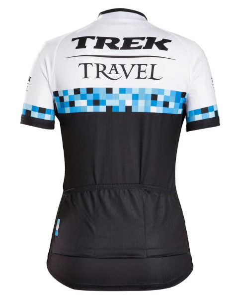 Women's Blue and White Checkered Jersey